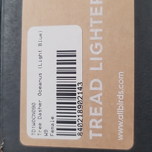 Allbirds Womens Tree Dasher Blue Running Shoes Size 9 Medium (B, M) - Picture 5 of 7